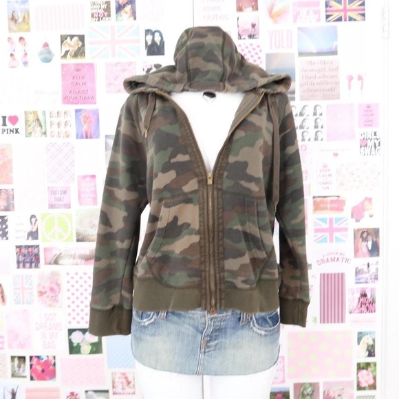 y2k zip hoodie french terry size XL - Picture 4 of 8